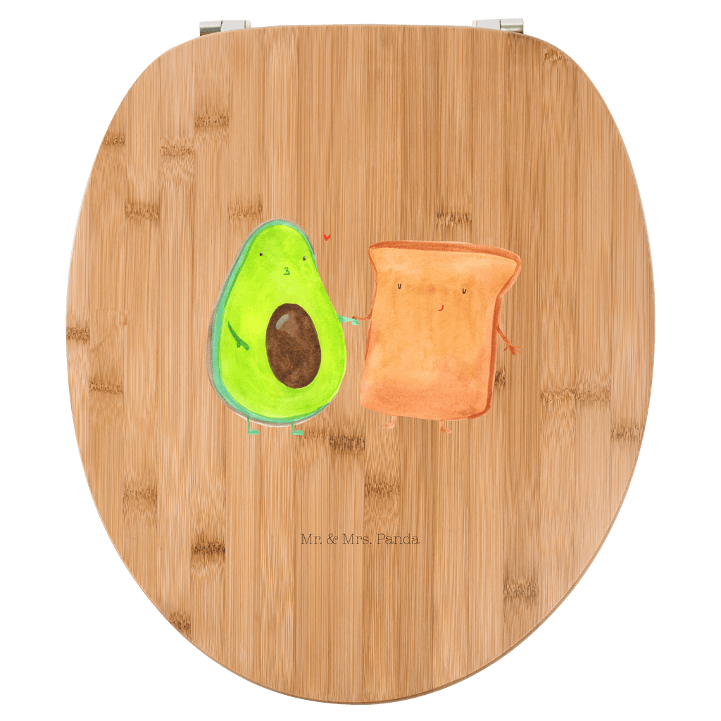 Motiv WC Sitz Avocado + Toast Klobrille, Klodeckel, Toilettendeckel, WC-Sitz, Toilette, Avocado, Veggie, Vegan, Gesund, Toast, Toastbrot, Liebespaar, Pärchen, Freund, Freundin, Verlobt, Verlobungsparty, Hochzeit, Hochzeitsgeschenk, Jahrestag, Jahrestagsgeschenk