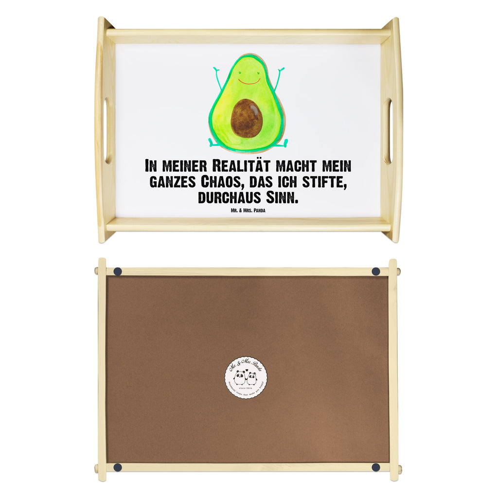 Serviertablett Avocado Happy Tablett, Holztablett, Küchentablett, Dekotablett, Frühstückstablett, Avocado, Veggie, Vegan, Gesund, Chaos