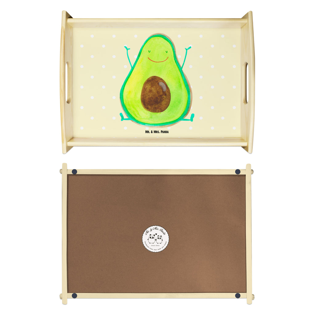 Serviertablett Avocado Happy Tablett, Holztablett, Küchentablett, Dekotablett, Frühstückstablett, Avocado, Veggie, Vegan, Gesund, Chaos