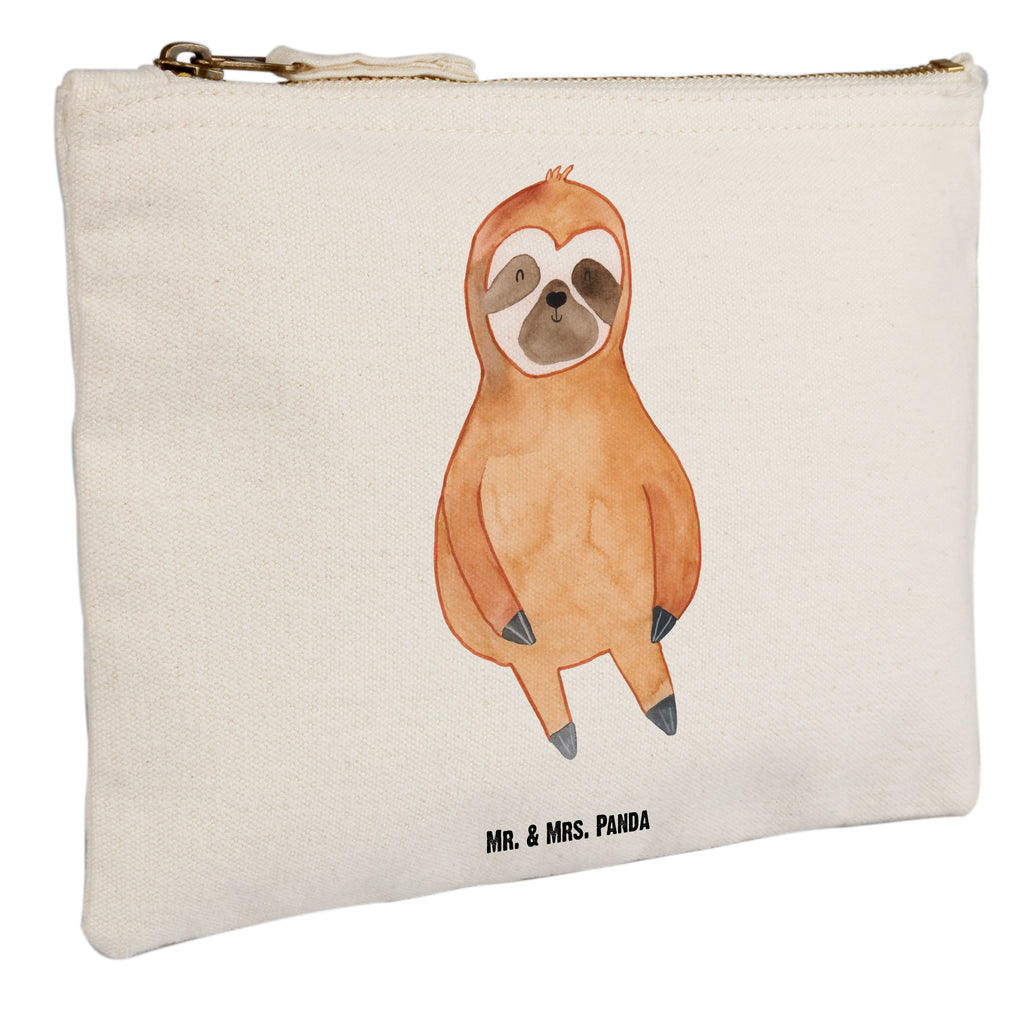 Schminktasche Faultier Zufrieden Schminktasche, Kosmetiktasche, Kosmetikbeutel, Stiftemäppchen, Etui, Federmappe, Makeup, XXL, Schminketui, Kosmetiketui, Schlamperetui, Faultier, Faultier Geschenk, Faultier Deko, Faultiere, faul, Lieblingstier, Pause, relaxen, Glück, glücklich, zufrieden, happy, Zufriedenheit, Gelassenheit, Ruhe, Frieden