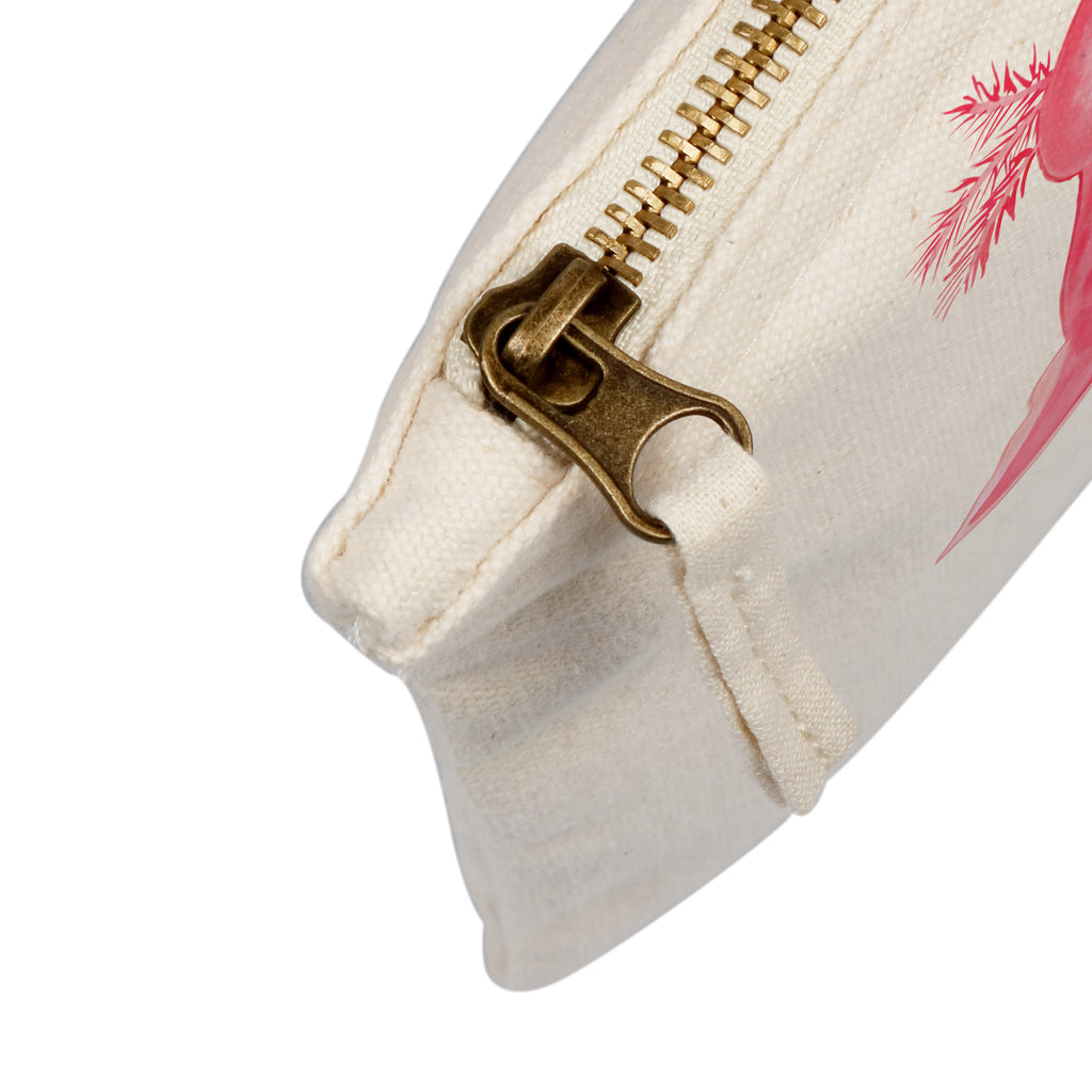 Schminktasche Axolotl glücklich Schminktasche, Kosmetiktasche, Kosmetikbeutel, Stiftemäppchen, Etui, Federmappe, Makeup, XXL, Schminketui, Kosmetiketui, Schlamperetui, Axolotl, Molch, Axolot, Schwanzlurch, Lurch, Lurche, Motivation, gute Laune