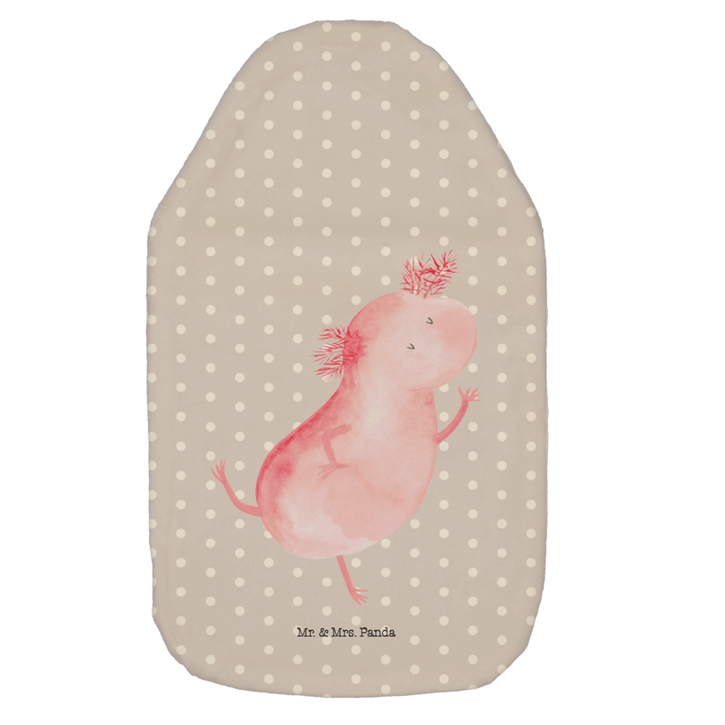 Wärmflasche Axolotl tanzt Wärmekissen, Kinderwärmflasche, Körnerkissen, Wärmflaschenbezug, Wärmflasche mit Bezug, Axolotl, Molch, Axolot, Schwanzlurch, Lurch, Lurche, Dachschaden, Sterne, verrückt, Freundin, beste Freundin