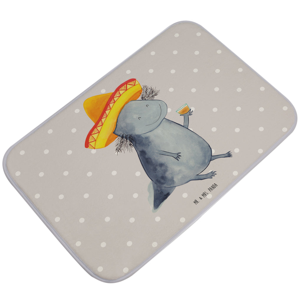 Badvorleger Axolotl Tequila Badematte, Badteppich, Duschvorleger, Badezimmerteppich, Badezimmermatte, Badvorleger, Duschmatte, Duschteppich, Axolotl, Molch, Mexico, Mexiko, Sombrero, Zitrone, Tequila, Motivation, Spruch, Schwanzlurch, Lurch, Lurche, Axolot, Feuerdrache, Feuersalamander