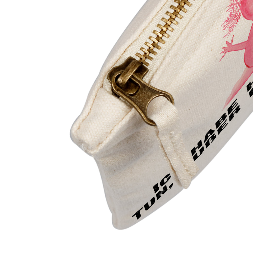 Schminktasche Axolotl Hurra Schminktasche, Kosmetiktasche, Kosmetikbeutel, Stiftemäppchen, Etui, Federmappe, Makeup, XXL, Schminketui, Kosmetiketui, Schlamperetui, Axolotl, Molch, Axolot, Schwanzlurch, Lurch, Lurche, fröhlich, Spaß, Freude, Motivation, Zufriedenheit