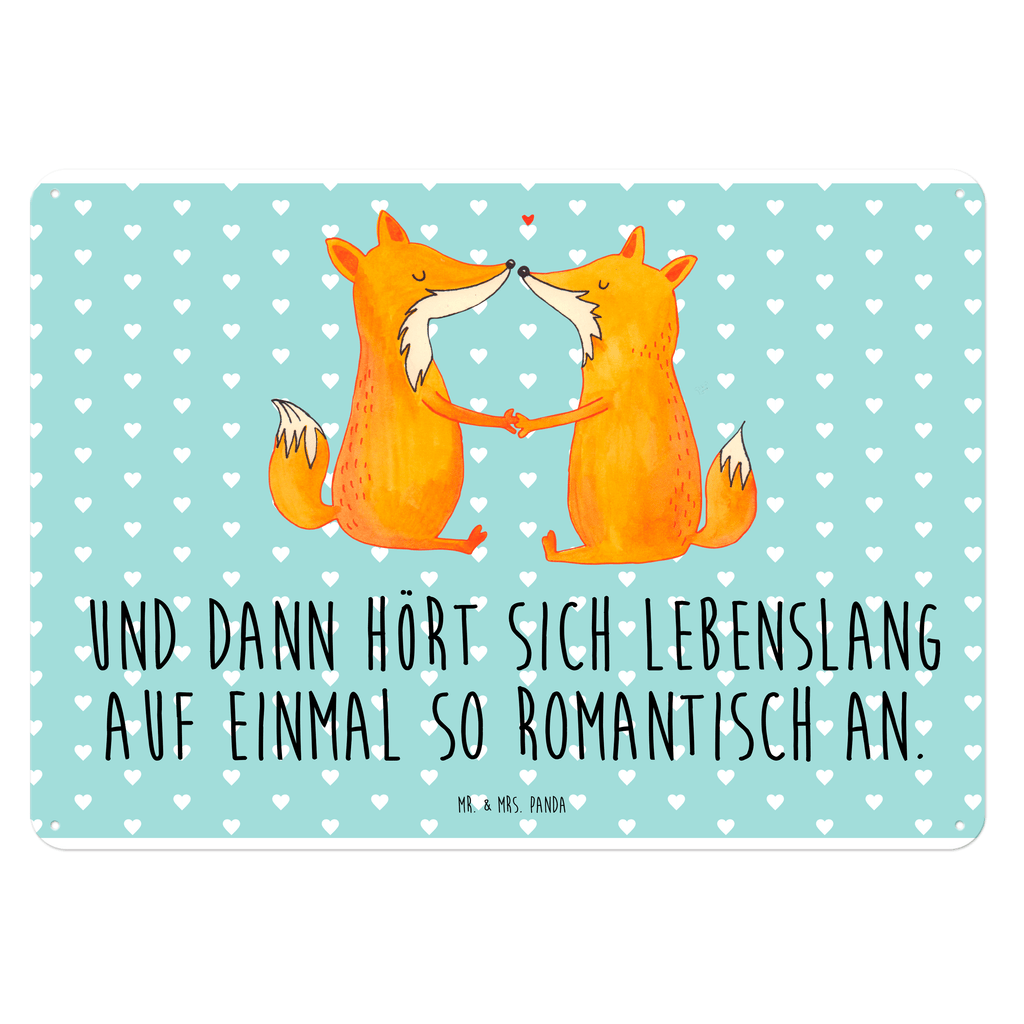 Blechschild Füchse Liebe Fuchs, Füchse, Fox, Liebe, Liebespaar, Paar, Partner, Freundin, Freund, Ehe, Verlobte, Ehemann, Ehefrau, Liebesbeweis Blechschild, Metallschild, Geschenk Schild, Schild, Magnet-Metall-Schild, Deko Schild, Wandschild, Wand-Dekoration, Türschild, Wandschild, Metallschild  Fuchs