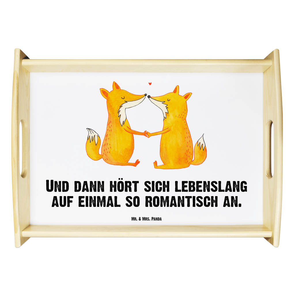 Serviertablett Füchse Liebe Tablett, Holztablett, Küchentablett, Dekotablett, Frühstückstablett, Fuchs, Füchse, Fox, Liebe, Liebespaar, Paar, Partner, Freundin, Freund, Ehe, Verlobte, Ehemann, Ehefrau, Liebesbeweis