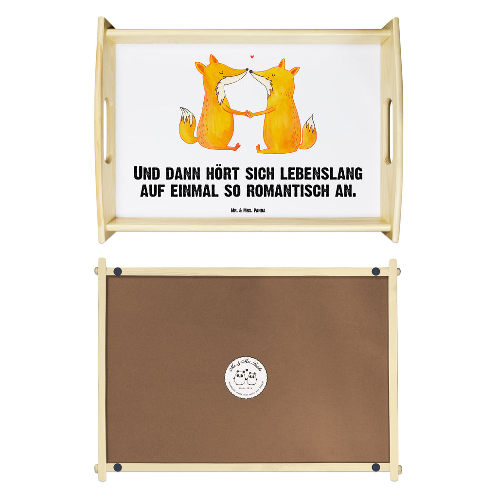 Serviertablett Füchse Liebe Tablett, Holztablett, Küchentablett, Dekotablett, Frühstückstablett, Fuchs, Füchse, Fox, Liebe, Liebespaar, Paar, Partner, Freundin, Freund, Ehe, Verlobte, Ehemann, Ehefrau, Liebesbeweis