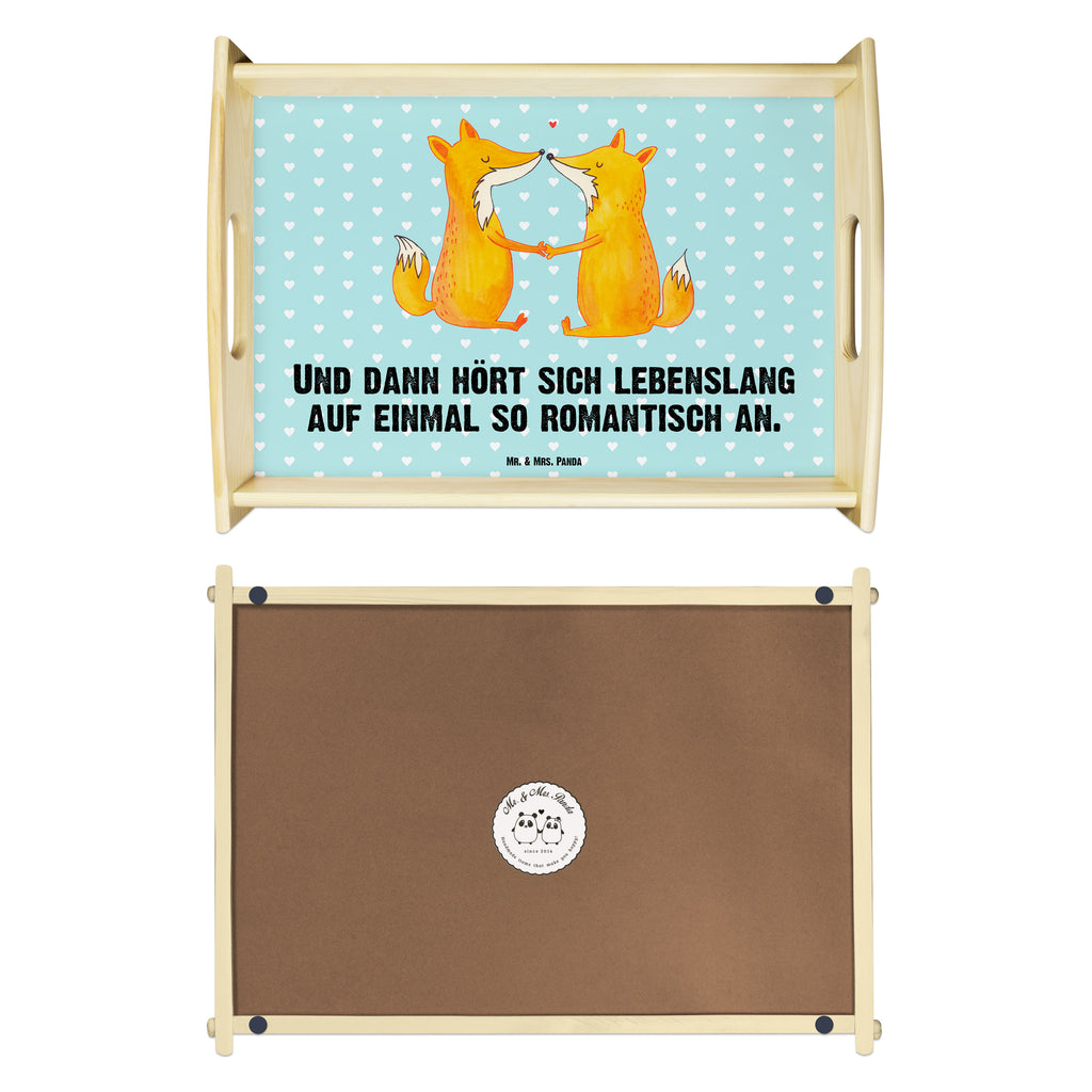 Serviertablett Füchse Liebe Tablett, Holztablett, Küchentablett, Dekotablett, Frühstückstablett, Fuchs, Füchse, Fox, Liebe, Liebespaar, Paar, Partner, Freundin, Freund, Ehe, Verlobte, Ehemann, Ehefrau, Liebesbeweis