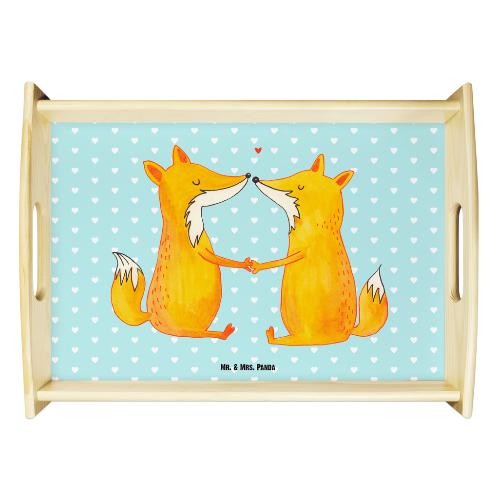 Serviertablett Füchse Liebe Tablett, Holztablett, Küchentablett, Dekotablett, Frühstückstablett, Fuchs, Füchse, Fox, Liebe, Liebespaar, Paar, Partner, Freundin, Freund, Ehe, Verlobte, Ehemann, Ehefrau, Liebesbeweis