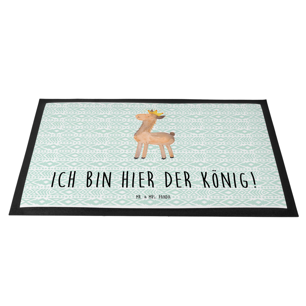 Fußmatte Lama König Lama, Lamas, König, Königin, Freundin, Mama, Papa, Büro Kollege, Kollegin, Chef, Vorgesetzter, Abi, Abitur Türvorleger, Schmutzmatte, Fußabtreter, Matte, Schmutzfänger, Fußabstreifer, Schmutzfangmatte, Türmatte, Motivfußmatte,  Haustürmatte, Vorleger  Lama, Alpaka