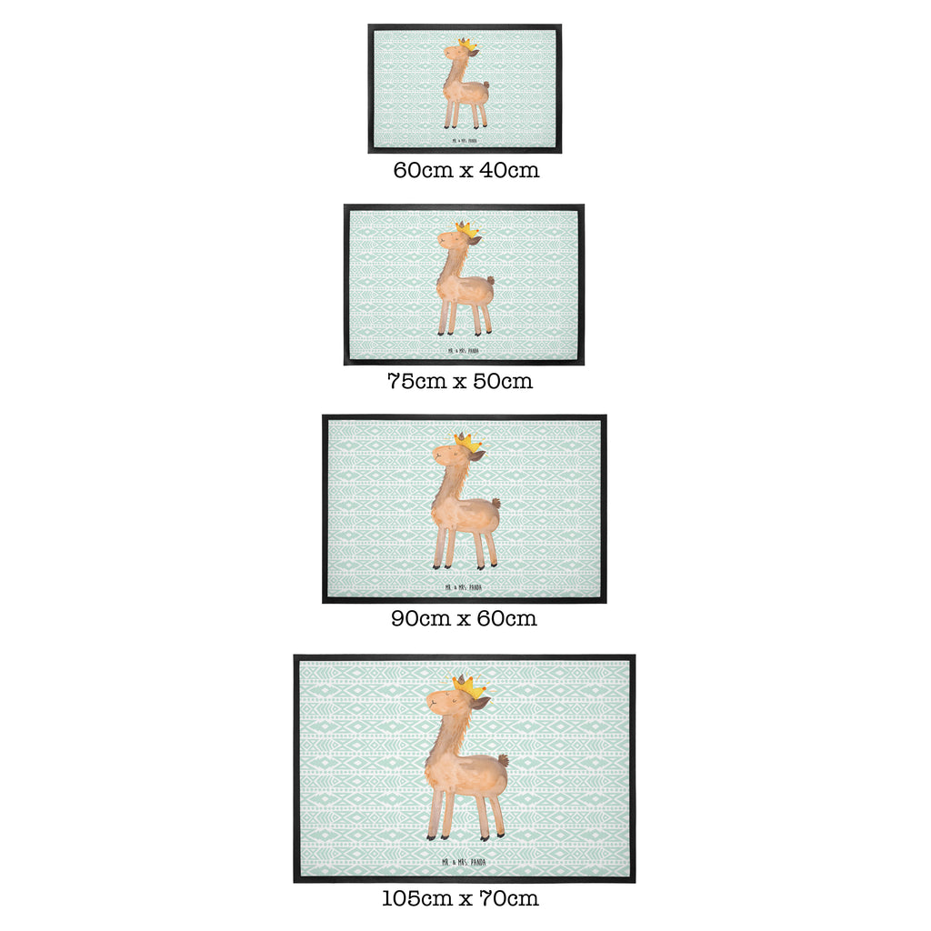 Fußmatte Lama König Lama, Lamas, König, Königin, Freundin, Mama, Papa, Büro Kollege, Kollegin, Chef, Vorgesetzter, Abi, Abitur Türvorleger, Schmutzmatte, Fußabtreter, Matte, Schmutzfänger, Fußabstreifer, Schmutzfangmatte, Türmatte, Motivfußmatte,  Haustürmatte, Vorleger  Lama, Alpaka