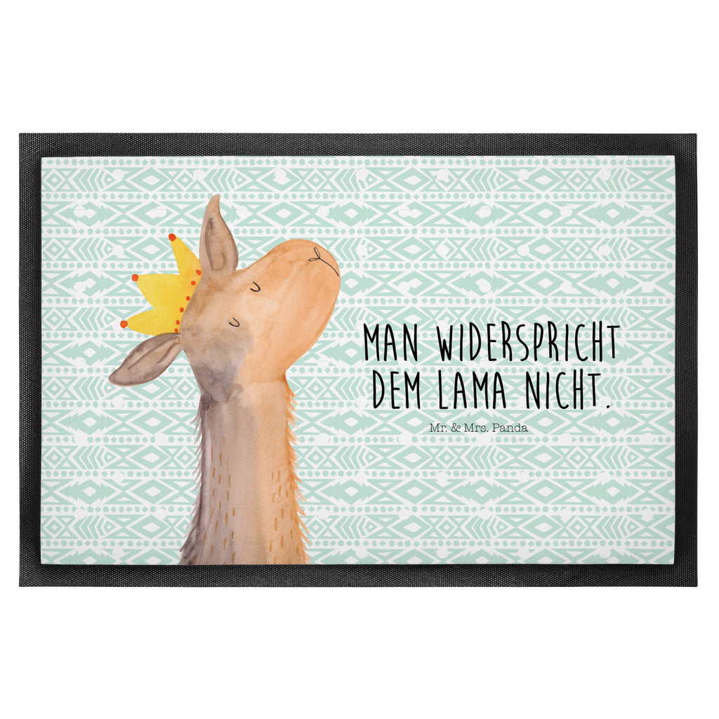 Fußmatte Lamakopf König Lama, Lamas, König, Königin, Freundin, Mama, Papa, Büro Kollege, Kollegin, Chef, Vorgesetzter, Abi, Abitur Türvorleger, Schmutzmatte, Fußabtreter, Matte, Schmutzfänger, Fußabstreifer, Schmutzfangmatte, Türmatte, Motivfußmatte,  Haustürmatte, Vorleger  Lama, Alpaka
