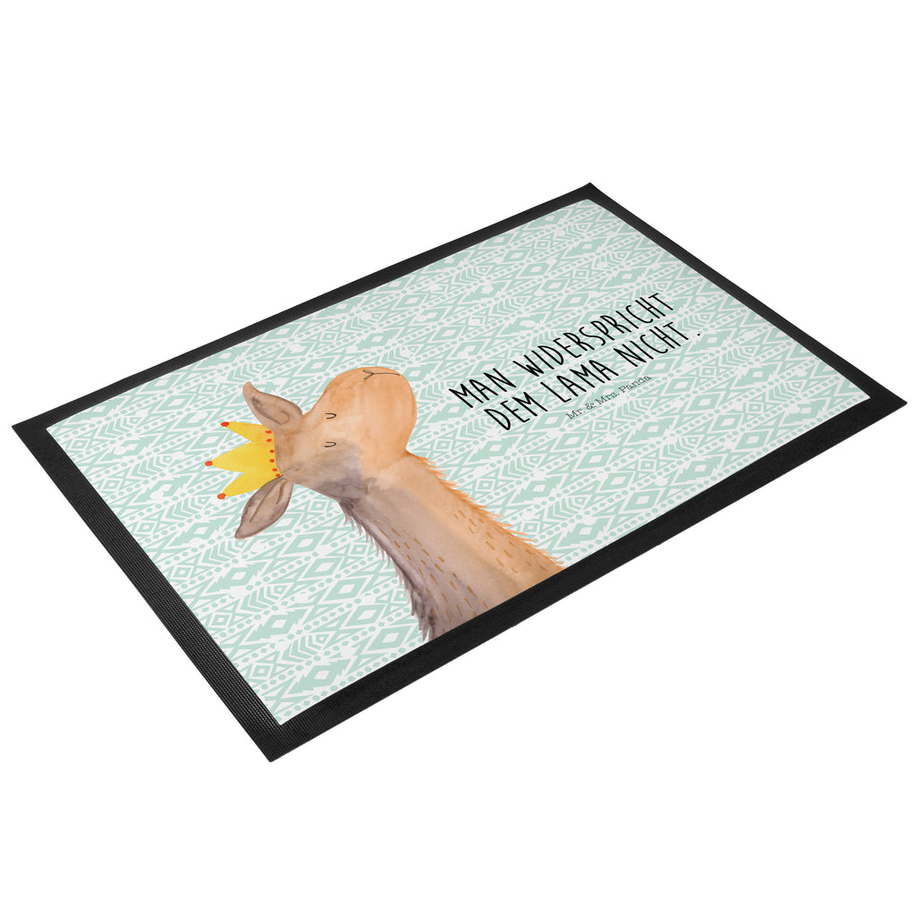 Fußmatte Lamakopf König Lama, Lamas, König, Königin, Freundin, Mama, Papa, Büro Kollege, Kollegin, Chef, Vorgesetzter, Abi, Abitur Türvorleger, Schmutzmatte, Fußabtreter, Matte, Schmutzfänger, Fußabstreifer, Schmutzfangmatte, Türmatte, Motivfußmatte,  Haustürmatte, Vorleger  Lama, Alpaka