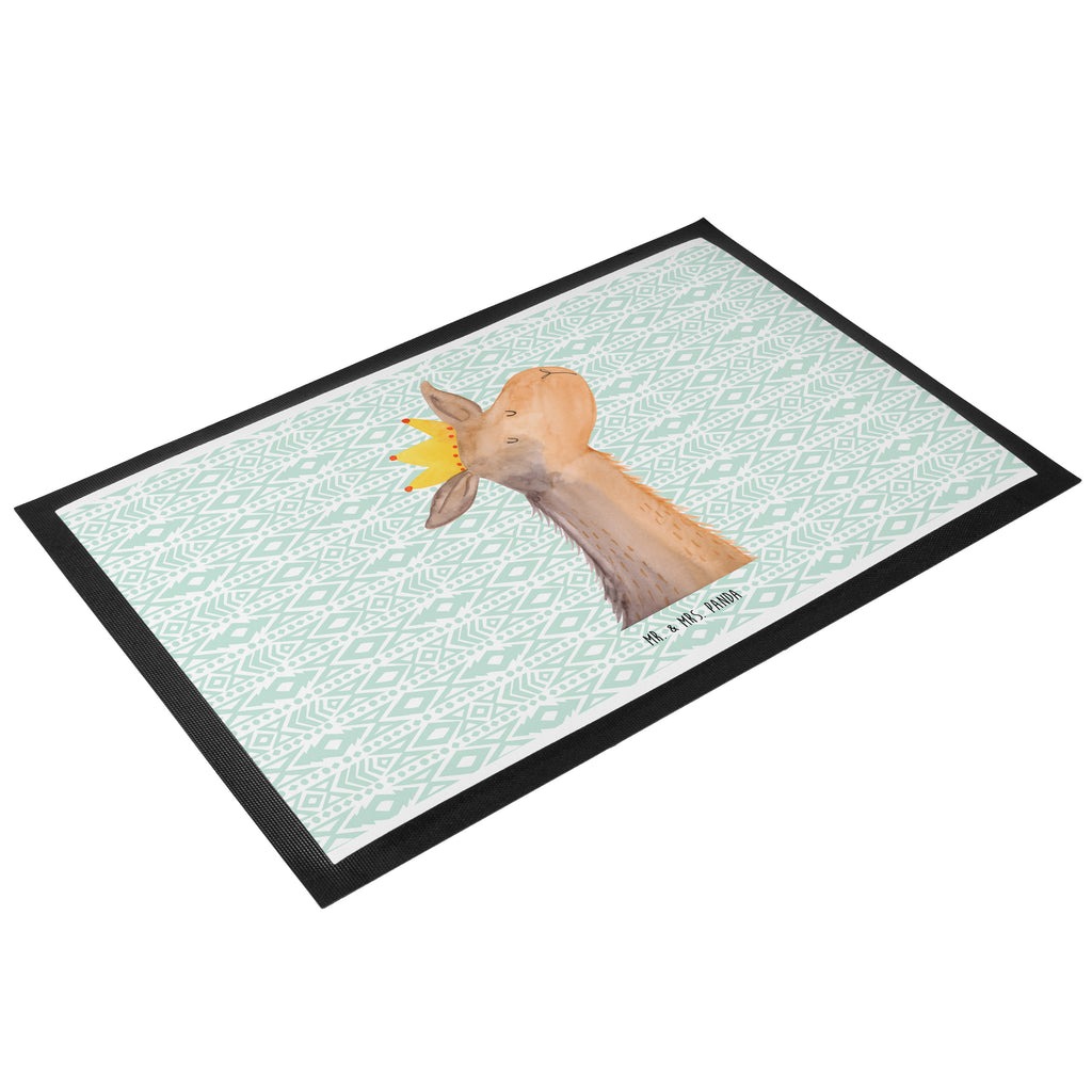 Fußmatte Lamakopf König Lama, Lamas, König, Königin, Freundin, Mama, Papa, Büro Kollege, Kollegin, Chef, Vorgesetzter, Abi, Abitur Türvorleger, Schmutzmatte, Fußabtreter, Matte, Schmutzfänger, Fußabstreifer, Schmutzfangmatte, Türmatte, Motivfußmatte,  Haustürmatte, Vorleger  Lama, Alpaka