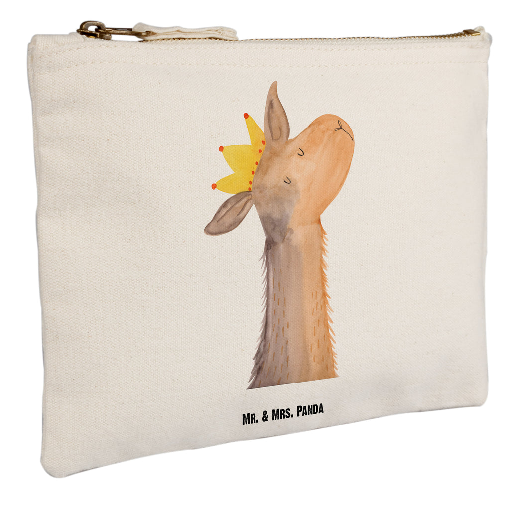 Schminktasche Lamakopf König Schminktasche, Kosmetiktasche, Kosmetikbeutel, Stiftemäppchen, Etui, Federmappe, Makeup, XXL, Schminketui, Kosmetiketui, Schlamperetui, Lama, Alpaka, Lamas, König, Königin, Freundin, Mama, Papa, Büro Kollege, Kollegin, Chef, Vorgesetzter, Abi, Abitur