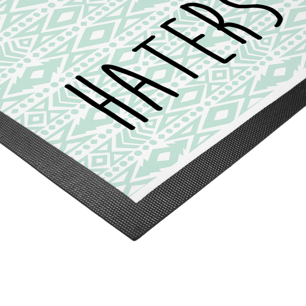 Fußmatte Lama Regenbogen Lama, Lamas, Regenbogen, Haters gonna hate, Haters, Selbstständig, Außenseiter, Schule, Abi, Hobby, Wolkenland, Freiheit	 Türvorleger, Schmutzmatte, Fußabtreter, Matte, Schmutzfänger, Fußabstreifer, Schmutzfangmatte, Türmatte, Motivfußmatte,  Haustürmatte, Vorleger  Lama, Alpaka