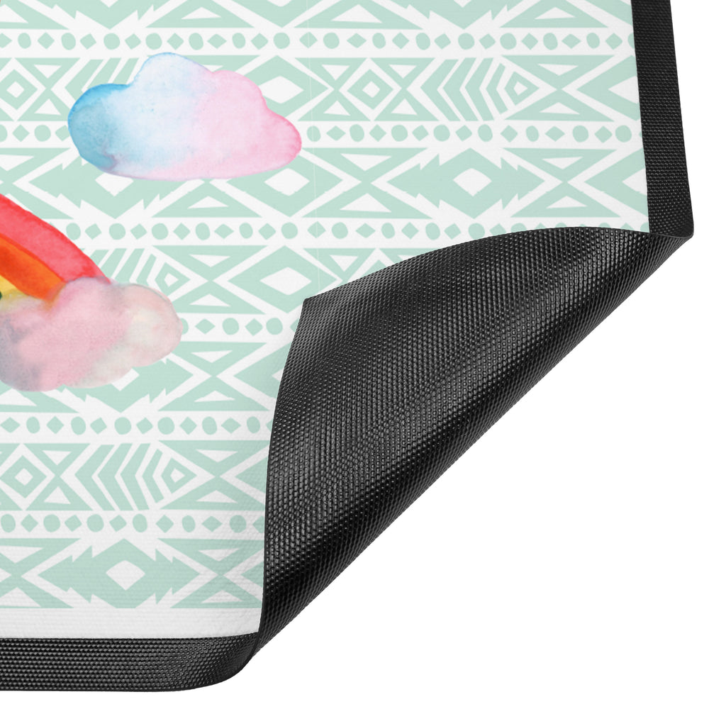 Fußmatte Lama Regenbogen Lama, Lamas, Regenbogen, Haters gonna hate, Haters, Selbstständig, Außenseiter, Schule, Abi, Hobby, Wolkenland, Freiheit	 Türvorleger, Schmutzmatte, Fußabtreter, Matte, Schmutzfänger, Fußabstreifer, Schmutzfangmatte, Türmatte, Motivfußmatte,  Haustürmatte, Vorleger  Lama, Alpaka