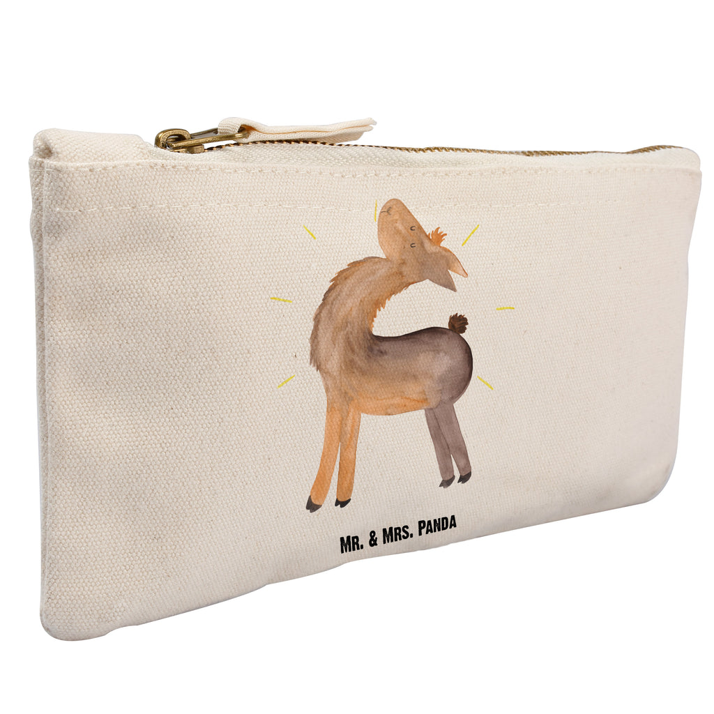 Schminktasche Lama stolz Schminktasche, Kosmetiktasche, Kosmetikbeutel, Stiftemäppchen, Etui, Federmappe, Makeup, XXL, Schminketui, Kosmetiketui, Schlamperetui, Lama, Alpaka, Lamas, Außenseiter, Anders, Neustart, stolz, Hippie, Freundin, Freundinnen, beste Freundin, Kumpel, Familie, Family