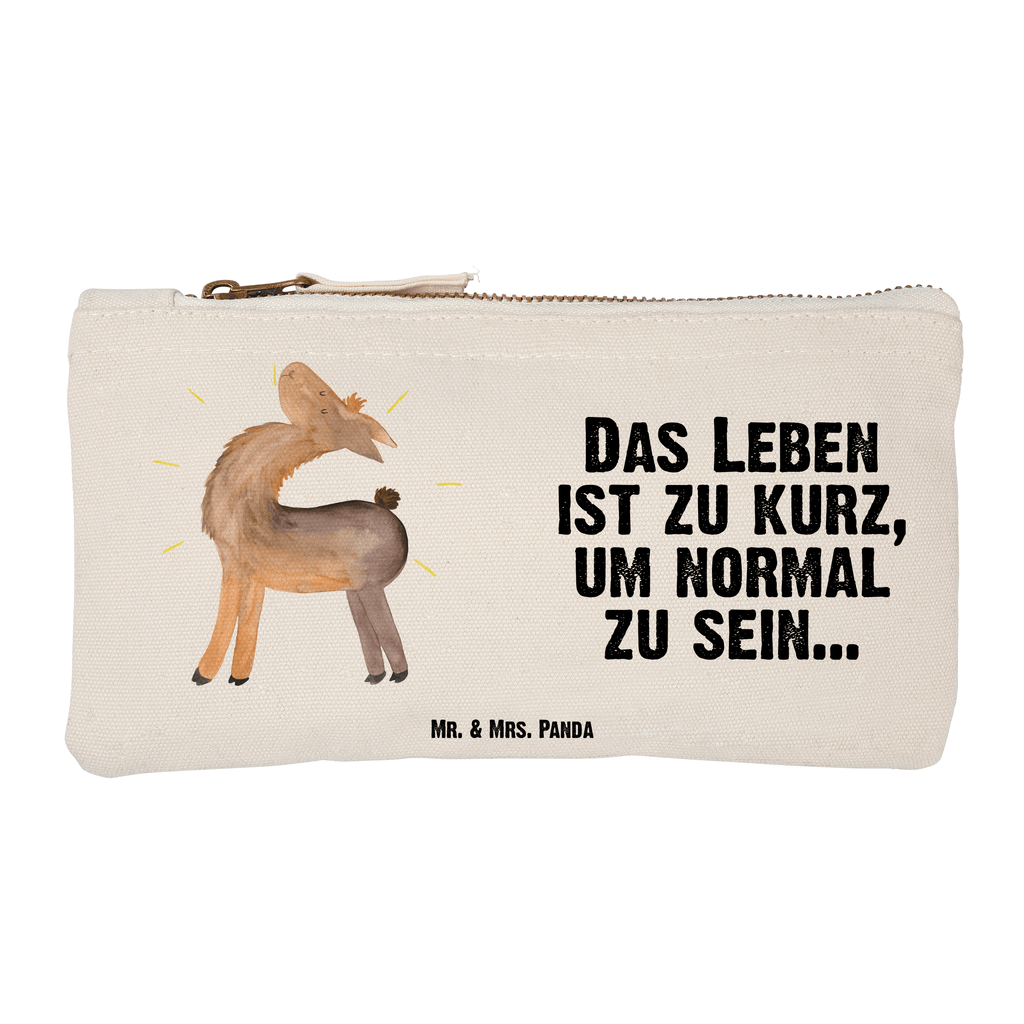 Schminktasche Lama stolz Schminktasche, Kosmetiktasche, Kosmetikbeutel, Stiftemäppchen, Etui, Federmappe, Makeup, XXL, Schminketui, Kosmetiketui, Schlamperetui, Lama, Alpaka, Lamas, Außenseiter, Anders, Neustart, stolz, Hippie, Freundin, Freundinnen, beste Freundin, Kumpel, Familie, Family