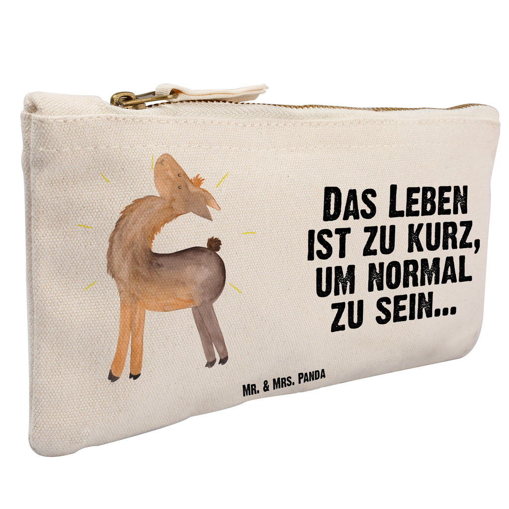 Schminktasche Lama stolz Schminktasche, Kosmetiktasche, Kosmetikbeutel, Stiftemäppchen, Etui, Federmappe, Makeup, XXL, Schminketui, Kosmetiketui, Schlamperetui, Lama, Alpaka, Lamas, Außenseiter, Anders, Neustart, stolz, Hippie, Freundin, Freundinnen, beste Freundin, Kumpel, Familie, Family