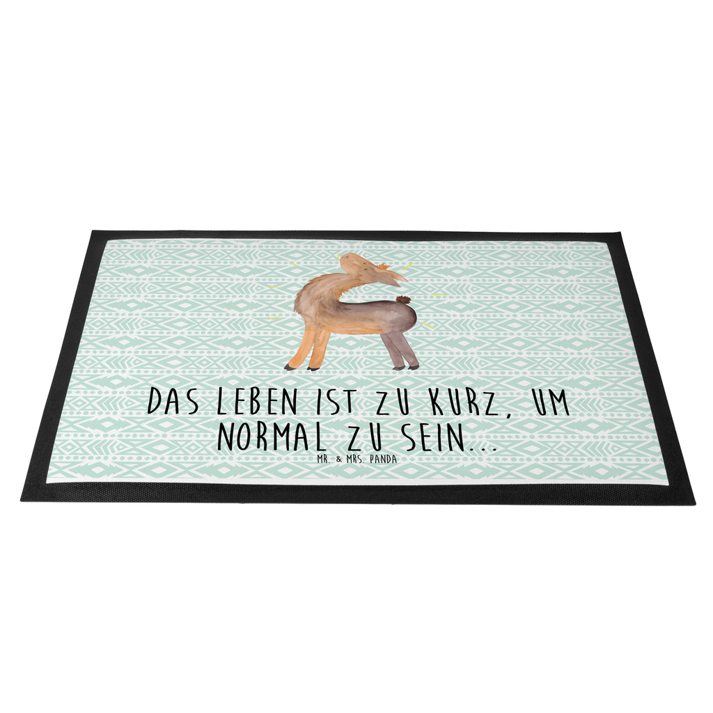 Fußmatte Lama stolz Lama, Lamas, Außenseiter, Anders, Neustart, stolz, Hippie, Freundin, Freundinnen, beste Freundin, Kumpel, Familie, Family Türvorleger, Schmutzmatte, Fußabtreter, Matte, Schmutzfänger, Fußabstreifer, Schmutzfangmatte, Türmatte, Motivfußmatte,  Haustürmatte, Vorleger  Lama, Alpaka