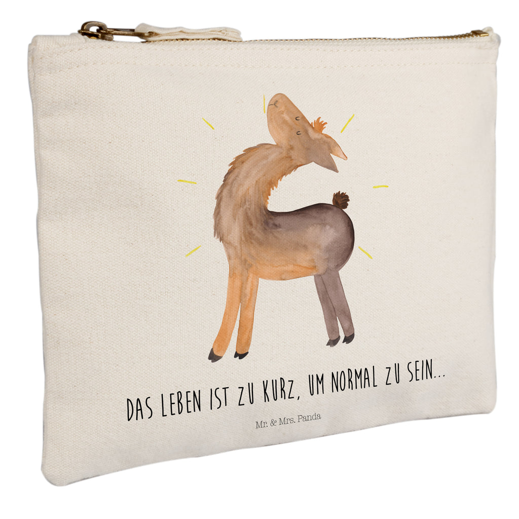 Schminktasche Lama stolz Schminktasche, Kosmetiktasche, Kosmetikbeutel, Stiftemäppchen, Etui, Federmappe, Makeup, XXL, Schminketui, Kosmetiketui, Schlamperetui, Lama, Alpaka, Lamas, Außenseiter, Anders, Neustart, stolz, Hippie, Freundin, Freundinnen, beste Freundin, Kumpel, Familie, Family