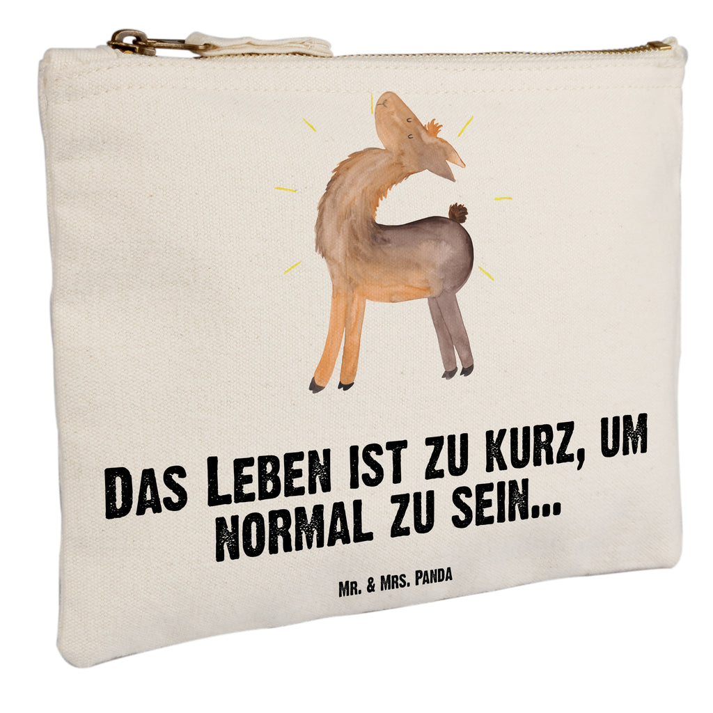 Schminktasche Lama stolz Schminktasche, Kosmetiktasche, Kosmetikbeutel, Stiftemäppchen, Etui, Federmappe, Makeup, XXL, Schminketui, Kosmetiketui, Schlamperetui, Lama, Alpaka, Lamas, Außenseiter, Anders, Neustart, stolz, Hippie, Freundin, Freundinnen, beste Freundin, Kumpel, Familie, Family