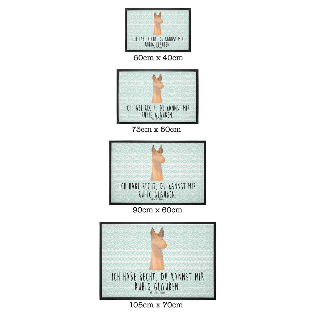 Fußmatte Lamakopf genervt Lama, Lamas, Recht haben, genervt sein, Freundin, beste Freundin, Partnerin, Büro, Büroalltag, Chef, Chefin, Azubi Türvorleger, Schmutzmatte, Fußabtreter, Matte, Schmutzfänger, Fußabstreifer, Schmutzfangmatte, Türmatte, Motivfußmatte,  Haustürmatte, Vorleger  Lama, Alpaka