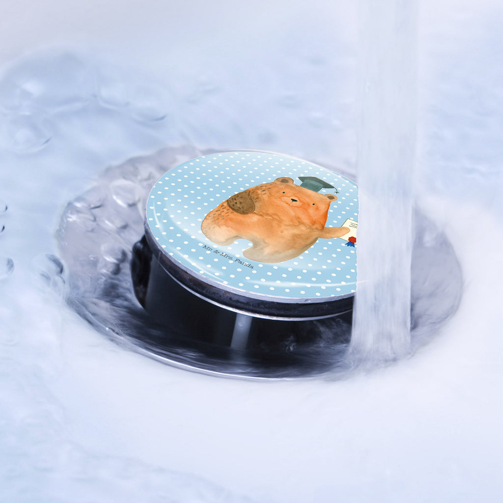 Waschbecken Stöpsel Prüfungsbär Abflussstöpsel, Stöpsel, Waschbecken, Ablaufgarnitur, Waschbecken Stopfen, Bär, Teddy, Teddybär, Abitur, Prüfungen, Prüfung bestanden, Abschluss, Zeugnis, Abschlusszeugnis