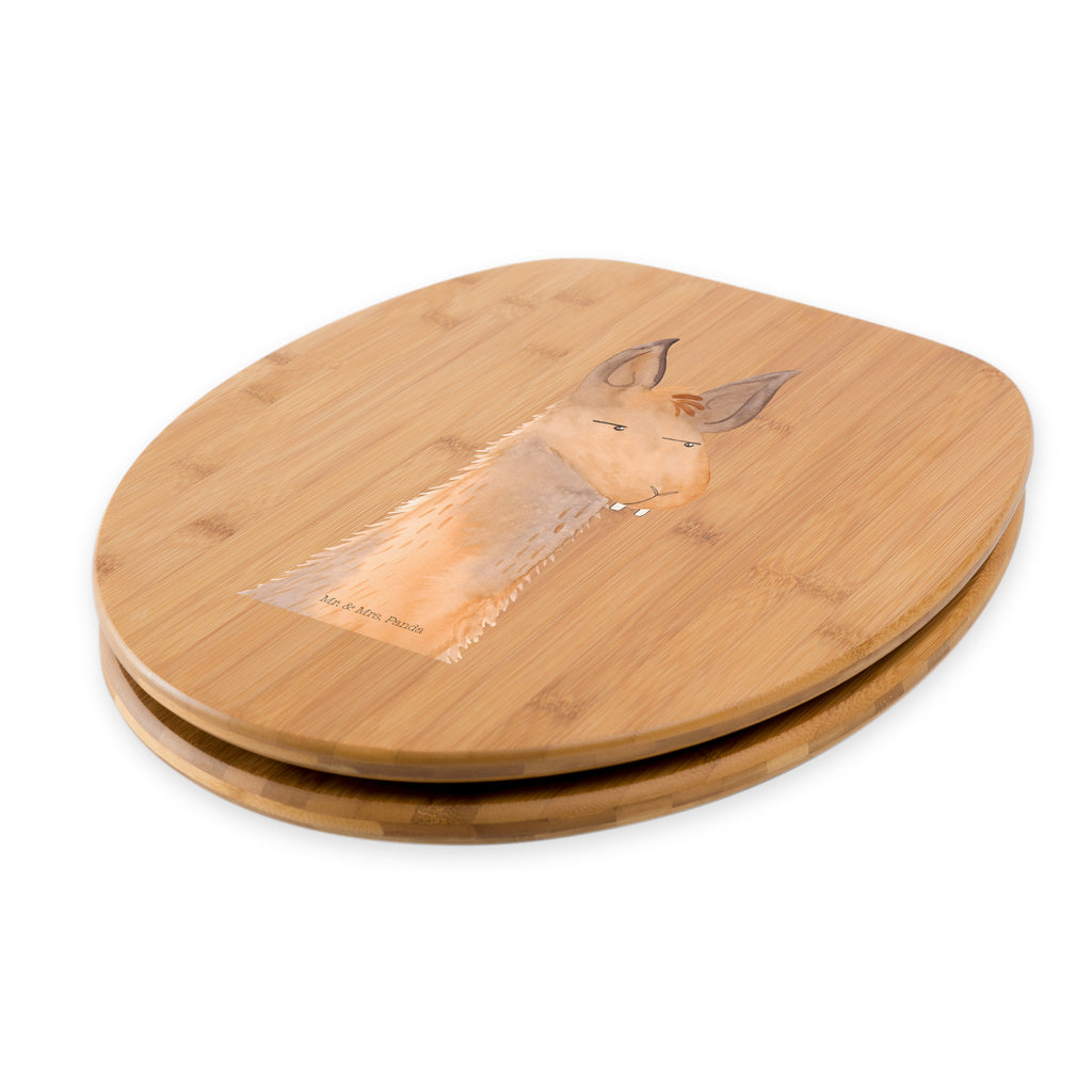Motiv WC Sitz Lamakopf genervt Klobrille, Klodeckel, Toilettendeckel, WC-Sitz, Toilette, Lama, Alpaka, Lamas, Recht haben, genervt sein, Freundin, beste Freundin, Partnerin, Büro, Büroalltag, Chef, Chefin, Azubi