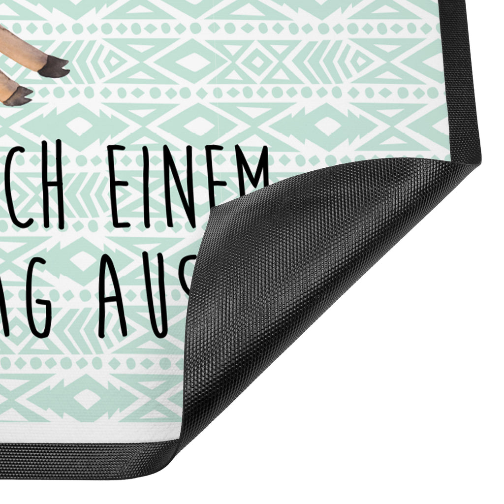 Fußmatte Lama springend Lama, Lamas, Lieblingstag, Happy day, fröhlich, Glück, Freundin, Liebeskummer, Neustart, guten Morgen, Start, Prüfung, Abitur, Türvorleger, Schmutzmatte, Fußabtreter, Matte, Schmutzfänger, Fußabstreifer, Schmutzfangmatte, Türmatte, Motivfußmatte,  Haustürmatte, Vorleger  Lama, Alpaka