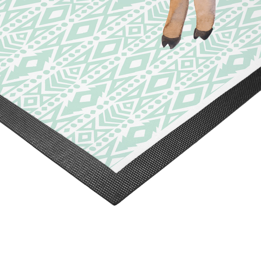 Fußmatte Lama springend Lama, Lamas, Lieblingstag, Happy day, fröhlich, Glück, Freundin, Liebeskummer, Neustart, guten Morgen, Start, Prüfung, Abitur, Türvorleger, Schmutzmatte, Fußabtreter, Matte, Schmutzfänger, Fußabstreifer, Schmutzfangmatte, Türmatte, Motivfußmatte,  Haustürmatte, Vorleger  Lama, Alpaka