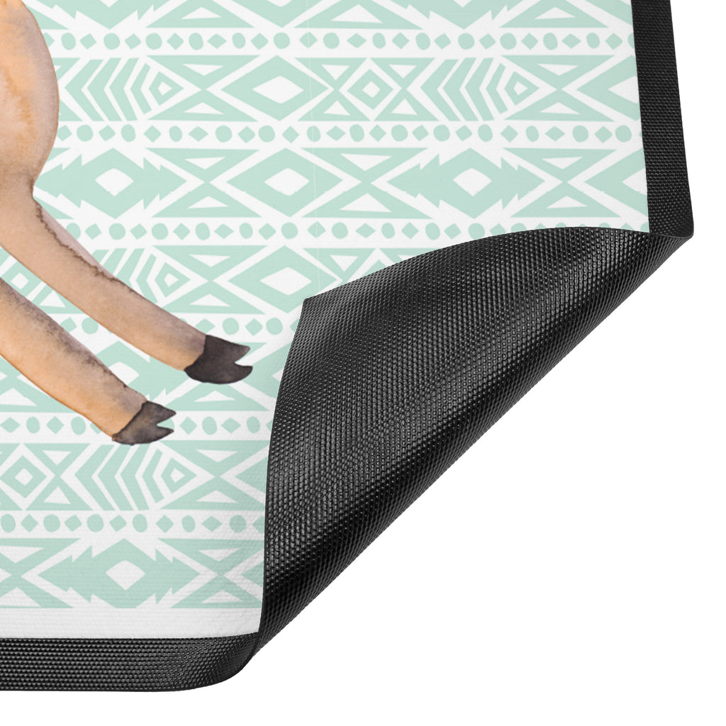 Fußmatte Lama springend Lama, Lamas, Lieblingstag, Happy day, fröhlich, Glück, Freundin, Liebeskummer, Neustart, guten Morgen, Start, Prüfung, Abitur, Türvorleger, Schmutzmatte, Fußabtreter, Matte, Schmutzfänger, Fußabstreifer, Schmutzfangmatte, Türmatte, Motivfußmatte,  Haustürmatte, Vorleger  Lama, Alpaka