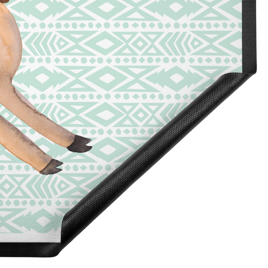 Fußmatte Lama springend Lama, Lamas, Lieblingstag, Happy day, fröhlich, Glück, Freundin, Liebeskummer, Neustart, guten Morgen, Start, Prüfung, Abitur, Türvorleger, Schmutzmatte, Fußabtreter, Matte, Schmutzfänger, Fußabstreifer, Schmutzfangmatte, Türmatte, Motivfußmatte,  Haustürmatte, Vorleger  Lama, Alpaka