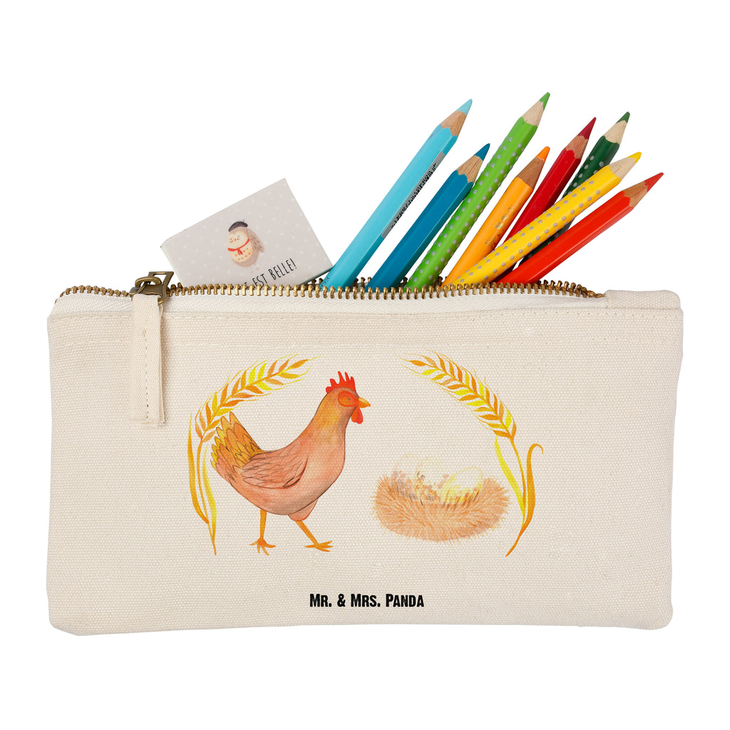 Schminktasche Huhn stolz Schminktasche, Kosmetiktasche, Kosmetikbeutel, Stiftemäppchen, Etui, Federmappe, Makeup, XXL, Schminketui, Kosmetiketui, Schlamperetui, Bauernhof, Hoftiere, Landwirt, Landwirtin, Hahn, Henne, Hühner, Eier, Hof, Landleben, Motivation, Geburt, Magie, Spruch, Schwangerschaft