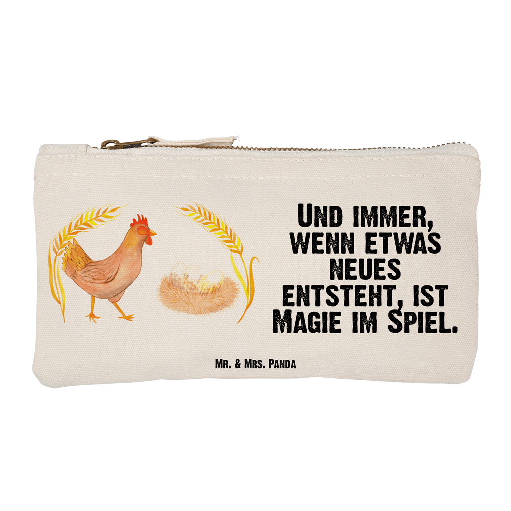 Schminktasche Huhn stolz Schminktasche, Kosmetiktasche, Kosmetikbeutel, Stiftemäppchen, Etui, Federmappe, Makeup, XXL, Schminketui, Kosmetiketui, Schlamperetui, Bauernhof, Hoftiere, Landwirt, Landwirtin, Hahn, Henne, Hühner, Eier, Hof, Landleben, Motivation, Geburt, Magie, Spruch, Schwangerschaft