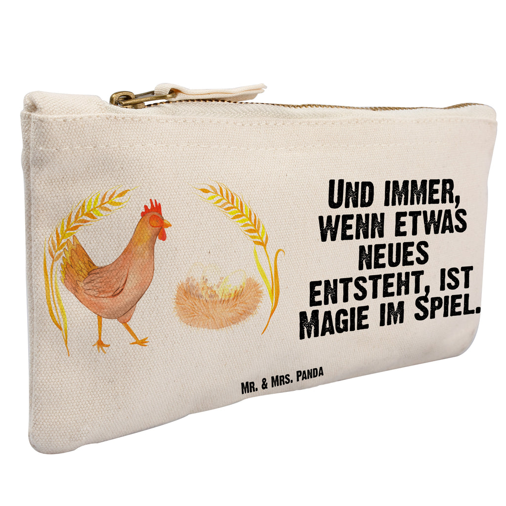 Schminktasche Huhn stolz Schminktasche, Kosmetiktasche, Kosmetikbeutel, Stiftemäppchen, Etui, Federmappe, Makeup, XXL, Schminketui, Kosmetiketui, Schlamperetui, Bauernhof, Hoftiere, Landwirt, Landwirtin, Hahn, Henne, Hühner, Eier, Hof, Landleben, Motivation, Geburt, Magie, Spruch, Schwangerschaft