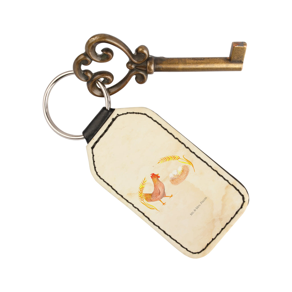 Rechteckig Schlüsselanhänger Huhn stolz Schlüsselanhänger, Anhänger, Taschenanhänger, Glücksbringer, Schutzengel, Bauernhof, Hoftiere, Landwirt, Landwirtin, Hahn, Henne, Hühner, Eier, Hof, Landleben, Motivation, Geburt, Magie, Spruch, Schwangerschaft