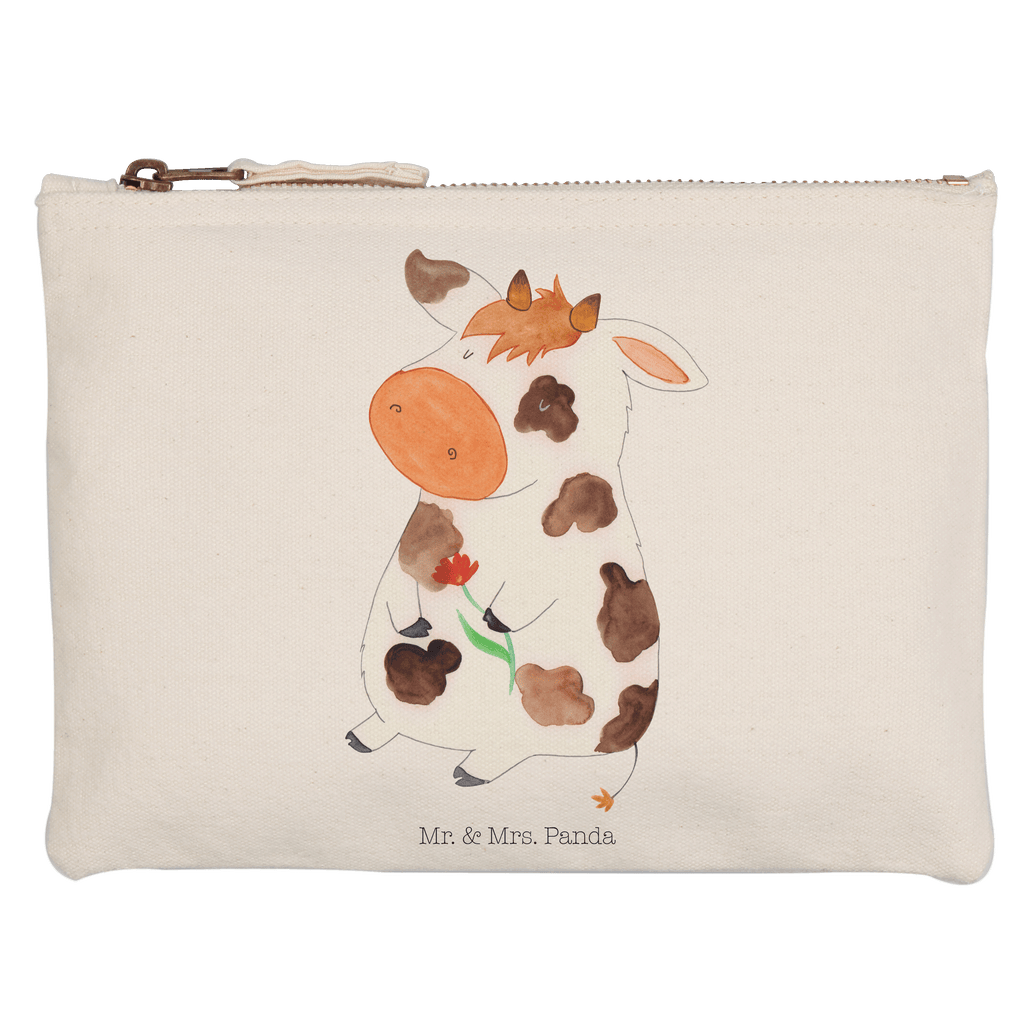 Schminktasche Kuh Schminktasche, Kosmetiktasche, Kosmetikbeutel, Stiftemäppchen, Etui, Federmappe, Makeup, XXL, Schminketui, Kosmetiketui, Schlamperetui, Bauernhof, Hoftiere, Landwirt, Landwirtin, Kuh, Kühe, Träume, Flausen, Spruch, Magie, Motivtion, Hof, Milch, Milchkuh