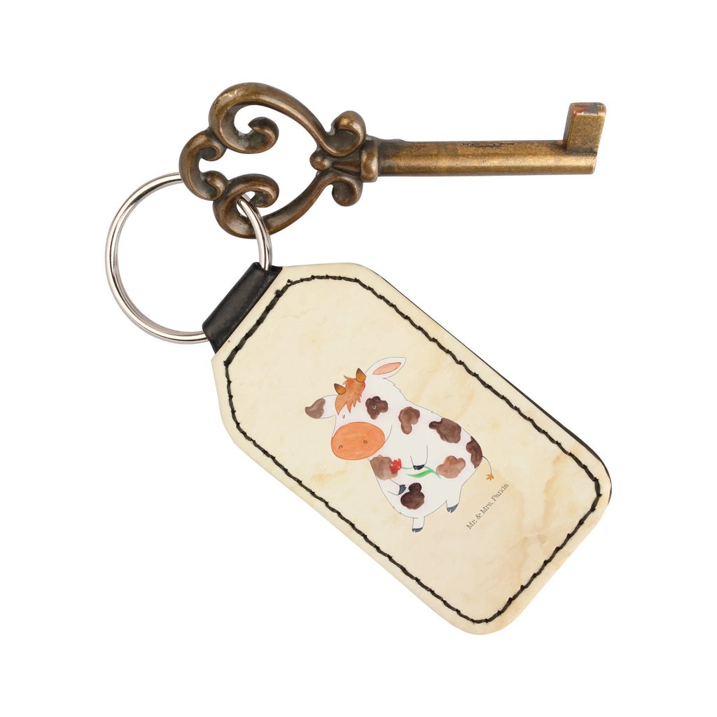 Rechteckig Schlüsselanhänger Kuh Schlüsselanhänger, Anhänger, Taschenanhänger, Glücksbringer, Schutzengel, Bauernhof, Hoftiere, Landwirt, Landwirtin, Kuh, Kühe, Träume, Flausen, Spruch, Magie, Motivtion, Hof, Milch, Milchkuh
