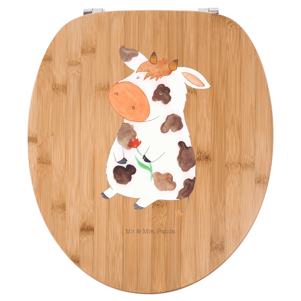 Motiv WC Sitz Kuh Klobrille, Klodeckel, Toilettendeckel, WC-Sitz, Toilette, Bauernhof, Hoftiere, Landwirt, Landwirtin, Kuh, Kühe, Träume, Flausen, Spruch, Magie, Motivtion, Hof, Milch, Milchkuh