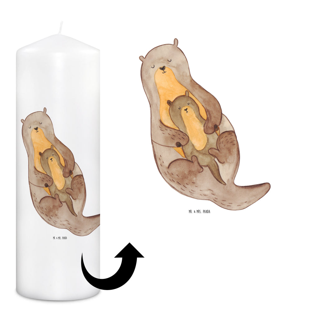 Kerze Otter mit Kind Kerze, Taufkerze, Kommunionskerze, Geburtstagskerze, Geschenk Kerze, Taufgeschenk Kerze, Kerze mit Druck, Besondere Kerze, Geschenkidee Kerze, Kerze für Kommunion, Geburtstag Kerze, Kommunion Kerze, Otter, Fischotter, Seeotter, Otter Seeotter See Otter