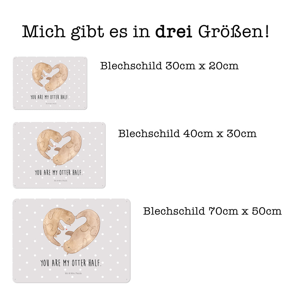 Blechschild Otter Herz Otter,  Seeotter, Liebe, Herz, Liebesbeweis, Liebesgeschenk, Bessere Hälfte, Love you, Jahrestag, Hochzeitstag, Verlobung, gemeinsames Leben Blechschild, Metallschild, Geschenk Schild, Schild, Magnet-Metall-Schild, Deko Schild, Wandschild, Wand-Dekoration, Türschild, Wandschild, Metallschild  Otter,  Fischotter,  Seeotter