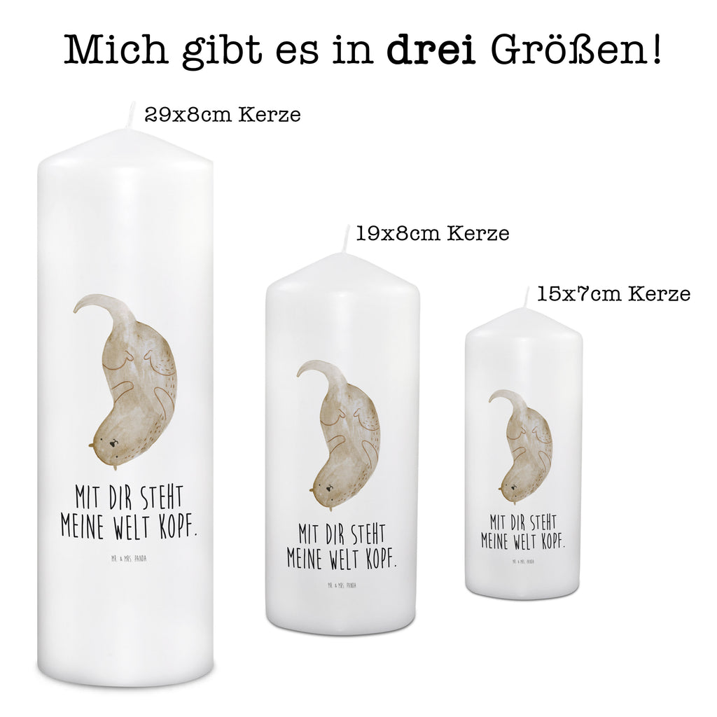 Kerze Otter kopfüber Kerze, Taufkerze, Kommunionskerze, Geburtstagskerze, Geschenk Kerze, Taufgeschenk Kerze, Kerze mit Druck, Besondere Kerze, Geschenkidee Kerze, Kerze für Kommunion, Geburtstag Kerze, Kommunion Kerze, Otter, Fischotter, Seeotter, Otter Seeotter See Otter