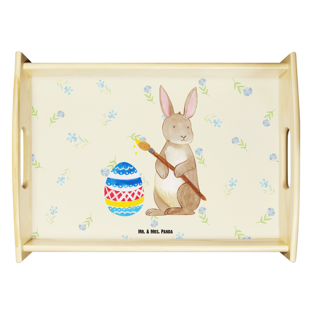 Serviertablett Hase Eiermalen Tablett, Holztablett, Küchentablett, Dekotablett, Frühstückstablett, Ostern, Osterhase, Ostergeschenke, Osternest, Osterdeko, Geschenk zu Ostern, Frohe Ostern, Ostergrüße, Osterblume, Osterei, bemalte Ostereier, Hase, Kaninchen, Eiermalen