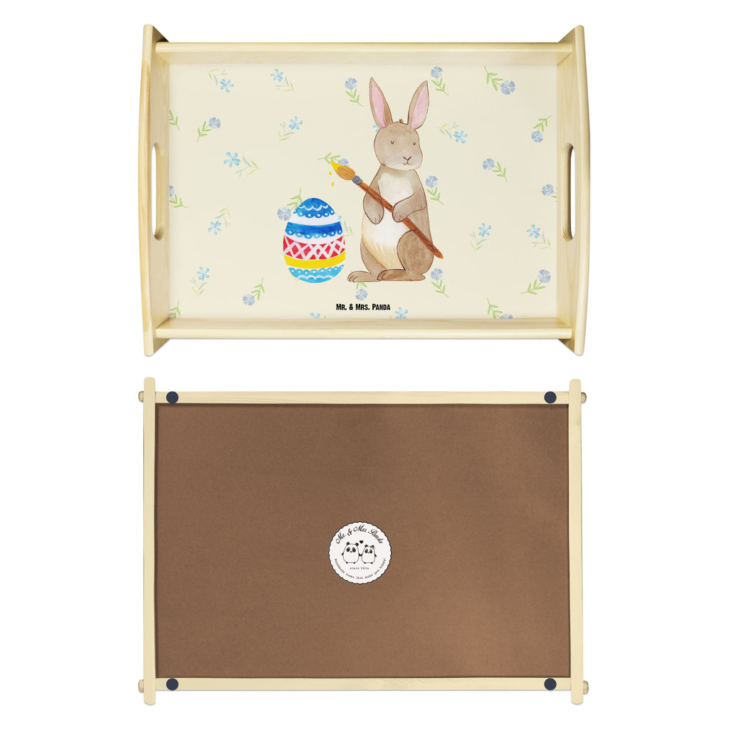 Serviertablett Hase Eiermalen Tablett, Holztablett, Küchentablett, Dekotablett, Frühstückstablett, Ostern, Osterhase, Ostergeschenke, Osternest, Osterdeko, Geschenk zu Ostern, Frohe Ostern, Ostergrüße, Osterblume, Osterei, bemalte Ostereier, Hase, Kaninchen, Eiermalen
