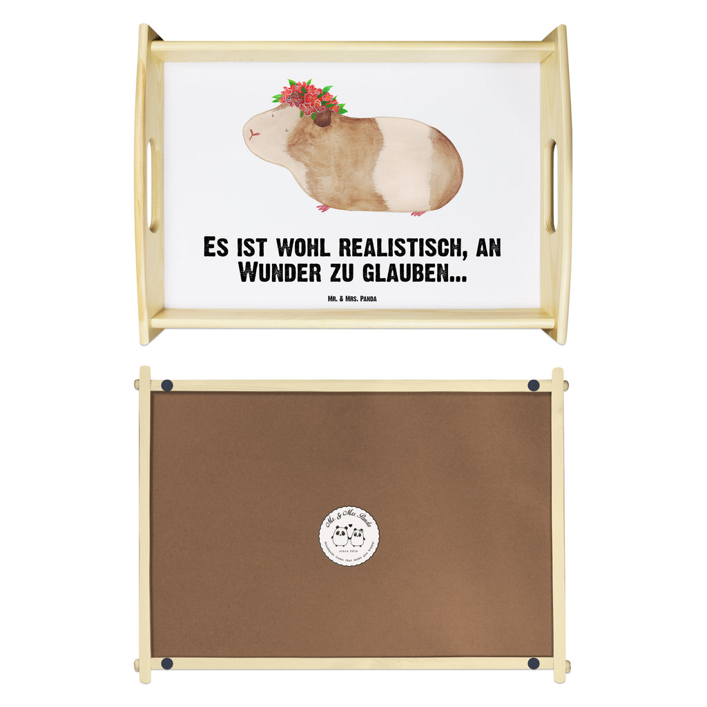 Serviertablett Meerschweinchen weise Tablett, Holztablett, Küchentablett, Dekotablett, Frühstückstablett, Tiermotive, Gute Laune, lustige Sprüche, Tiere, Meerschweinchen, Meerie, Meeries, Wunder, Blumenkind, Realität, Spruch, Weisheit, Motivation, Wunderland