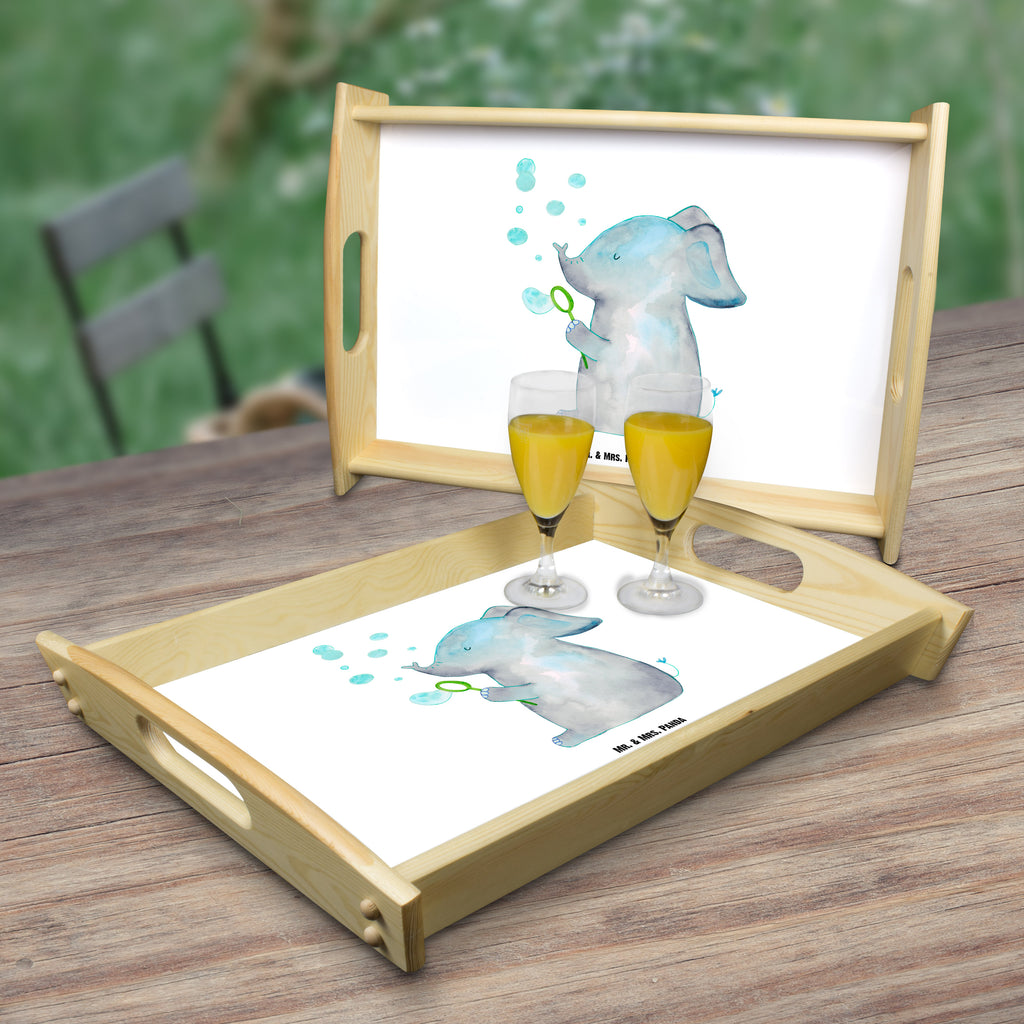 Serviertablett Elefant Seifenblasen Tablett, Holztablett, Küchentablett, Dekotablett, Frühstückstablett, Tiermotive, Gute Laune, lustige Sprüche, Tiere, Elefant, Elefanten, Dickhäter, Rüsseltier, Seifenblasen, Liebe, Heimat, Gefühl. Daheim, Liebesbeweis, Liebesspruch