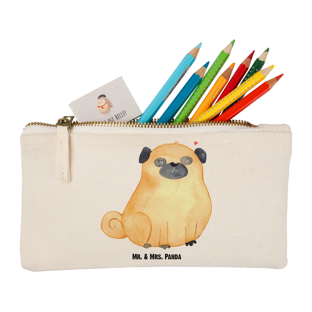 Schminktasche Mops Schminktasche, Kosmetiktasche, Kosmetikbeutel, Stiftemäppchen, Etui, Federmappe, Makeup, XXL, Schminketui, Kosmetiketui, Schlamperetui, Hund, Hundemotiv, Haustier, Hunderasse, Tierliebhaber, Hundebesitzer, Sprüche, Mops, Liebe, Hundeliebe
