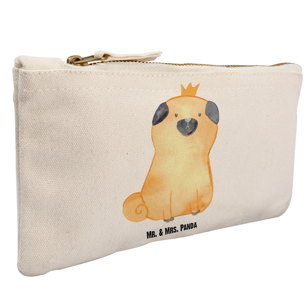 Schminktasche Mops Krone Schminktasche, Kosmetiktasche, Kosmetikbeutel, Stiftemäppchen, Etui, Federmappe, Makeup, XXL, Schminketui, Kosmetiketui, Schlamperetui, Hund, Hundemotiv, Haustier, Hunderasse, Tierliebhaber, Hundebesitzer, Sprüche, Mops, allergisch, kinderlos, Hausregel, Hundebesitzer. Spruch, lustig